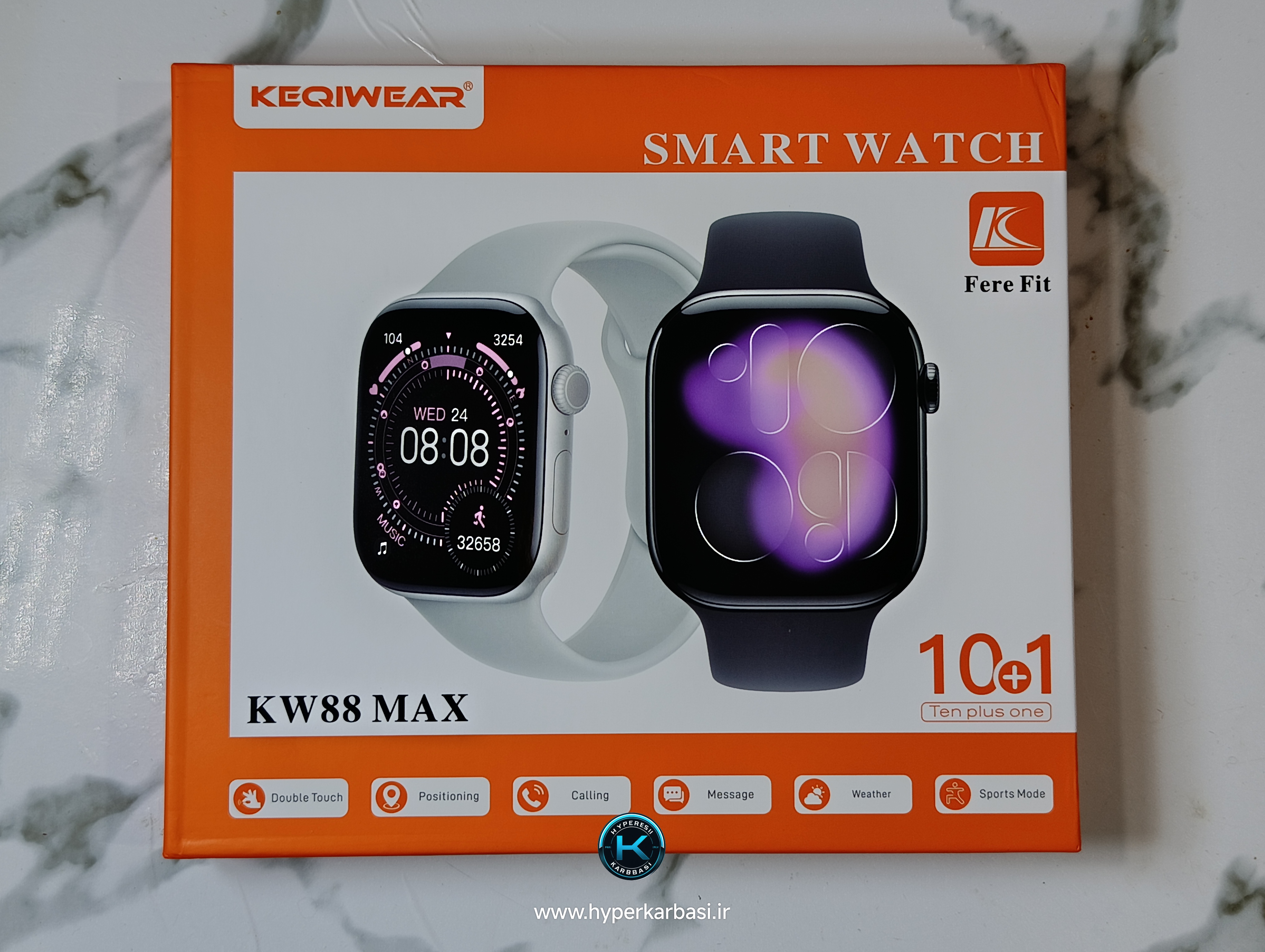 ساعت هوشمند مدل KW88 max