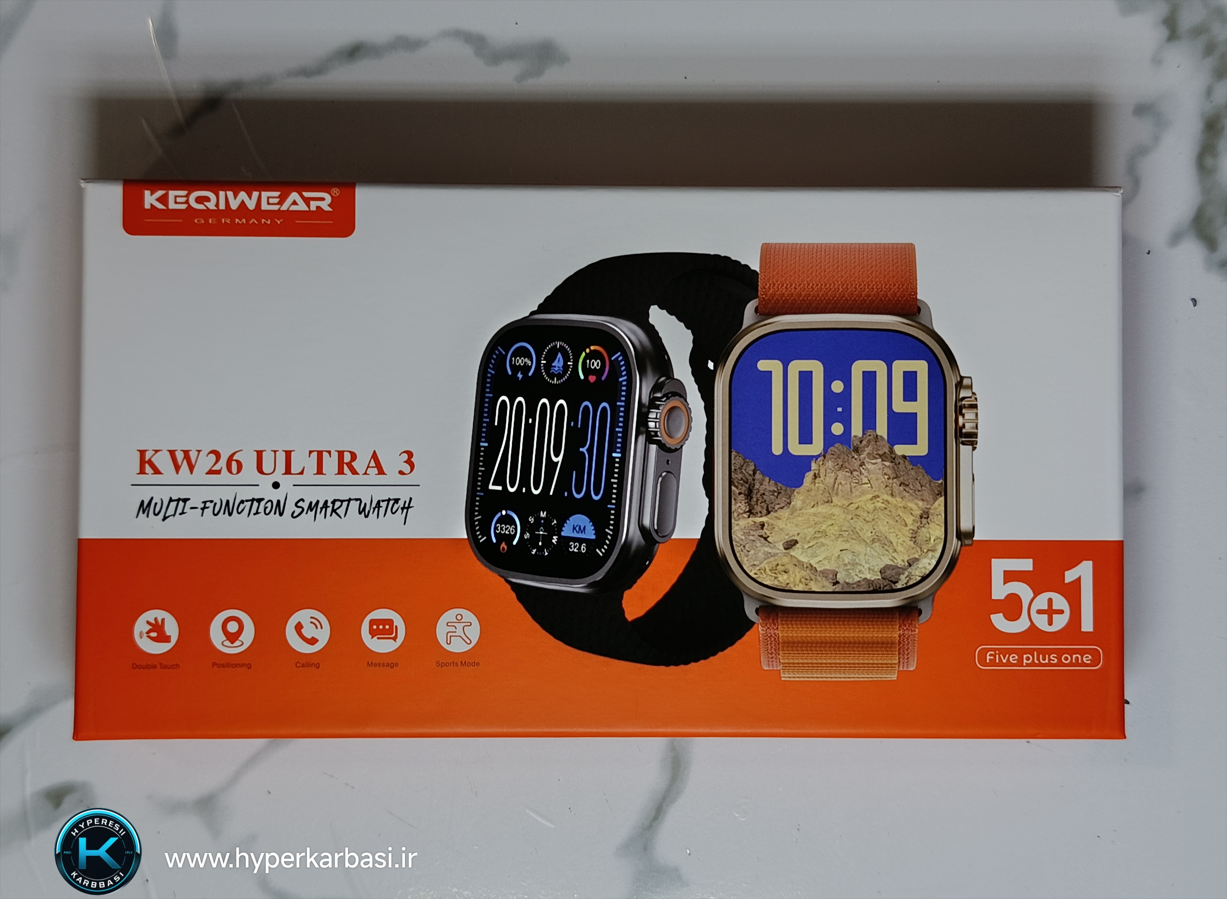 ساعت هوشمند مدل KW26 Ultra3