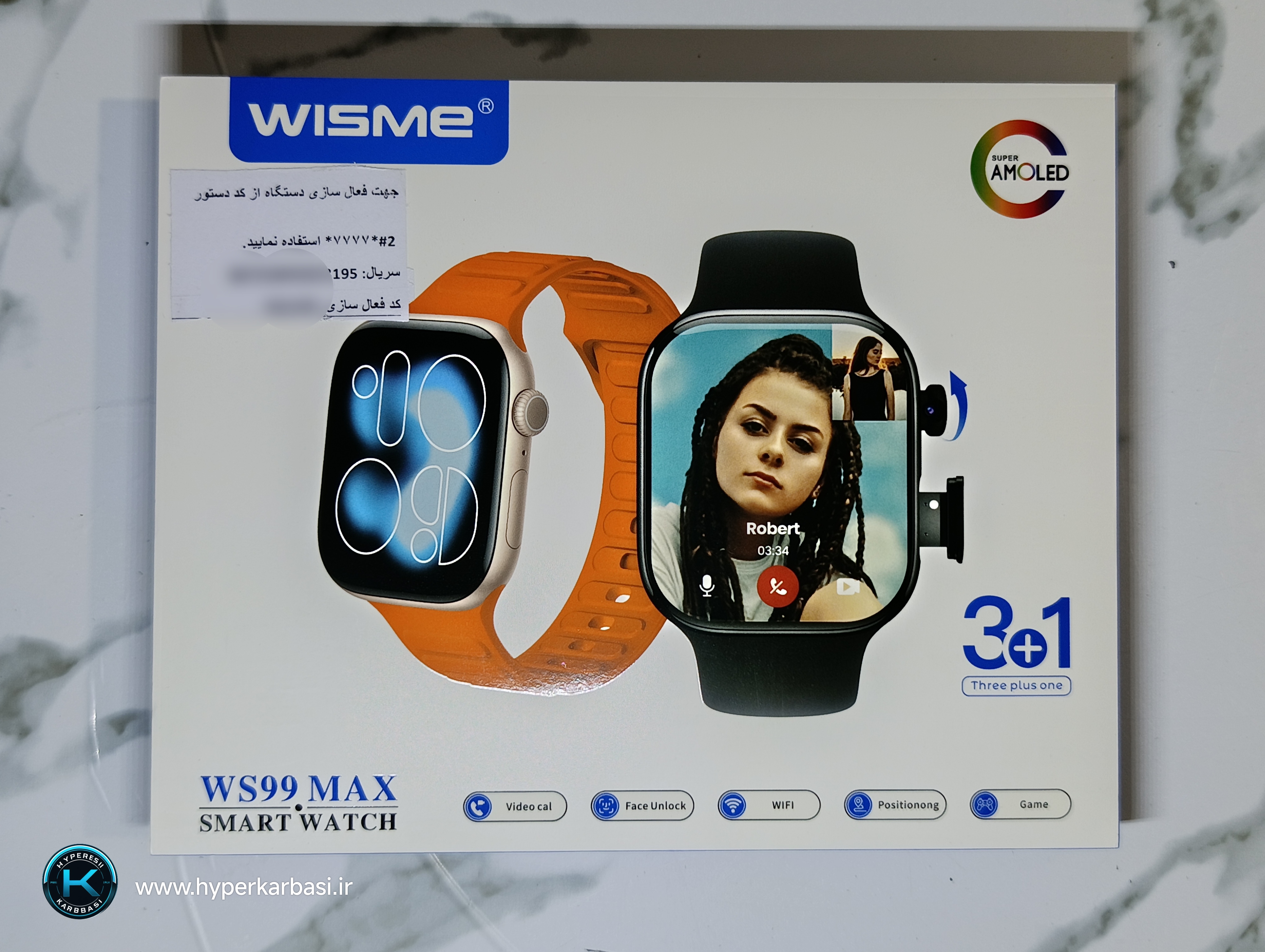 ساعت هوشمند سیمکارت خور مدل WS99 max