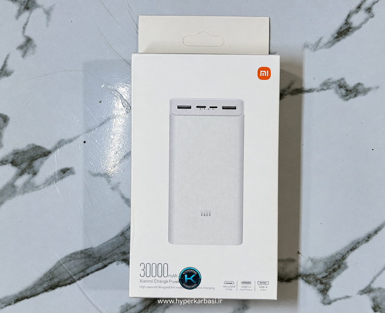 پاوربانک شیائومی مدل PB3018ZM ظرفیت 30000 اصل